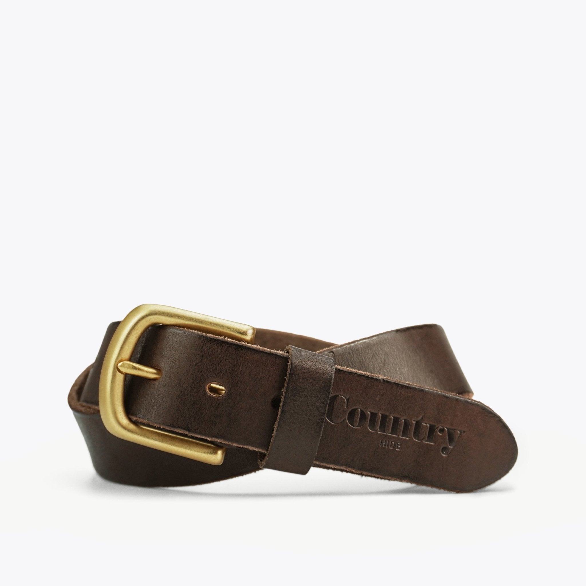GAEUL Classic GB Belt - Dark Brown - www.countryhide.com