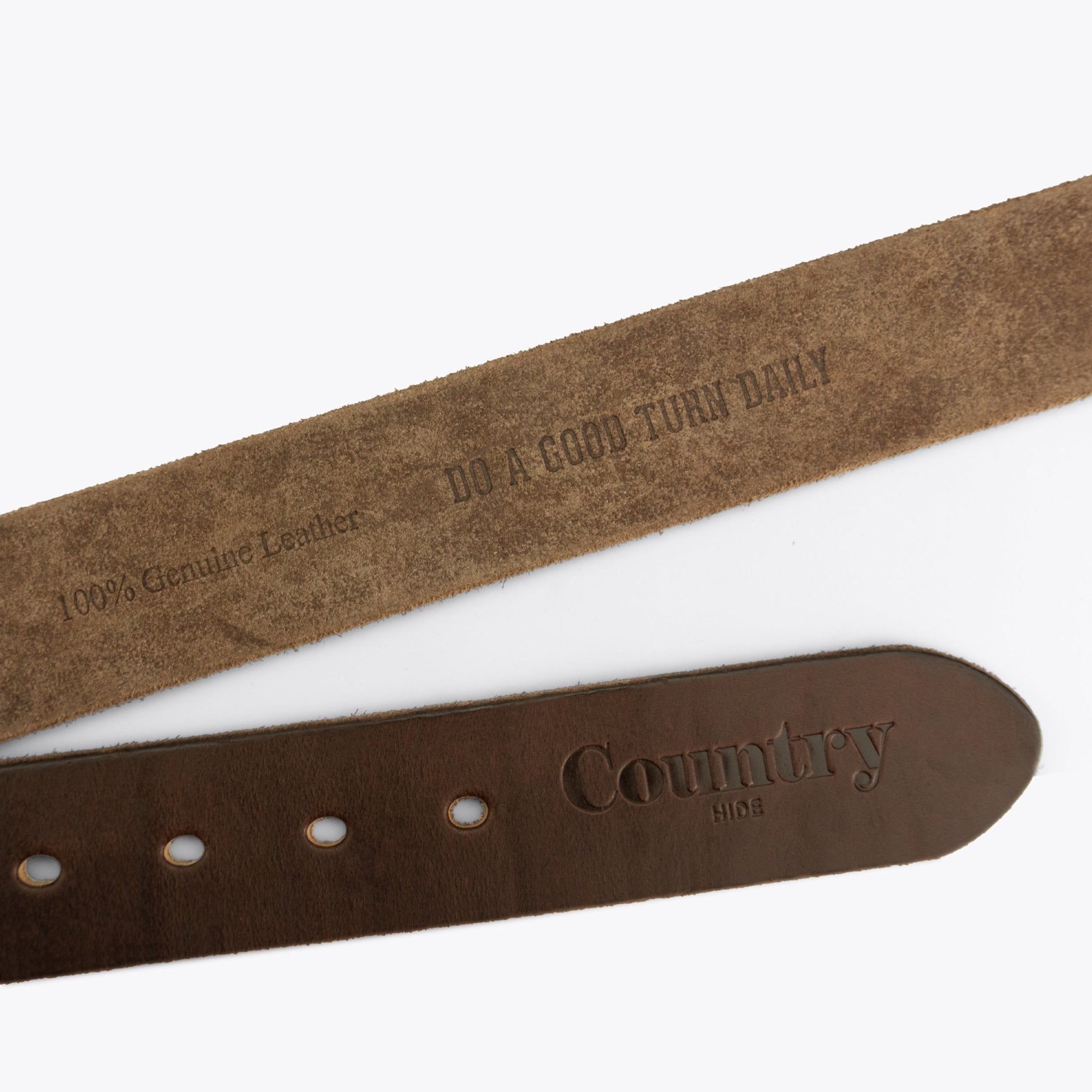 GAEUL Classic GB Belt - Dark Brown - www.countryhide.com