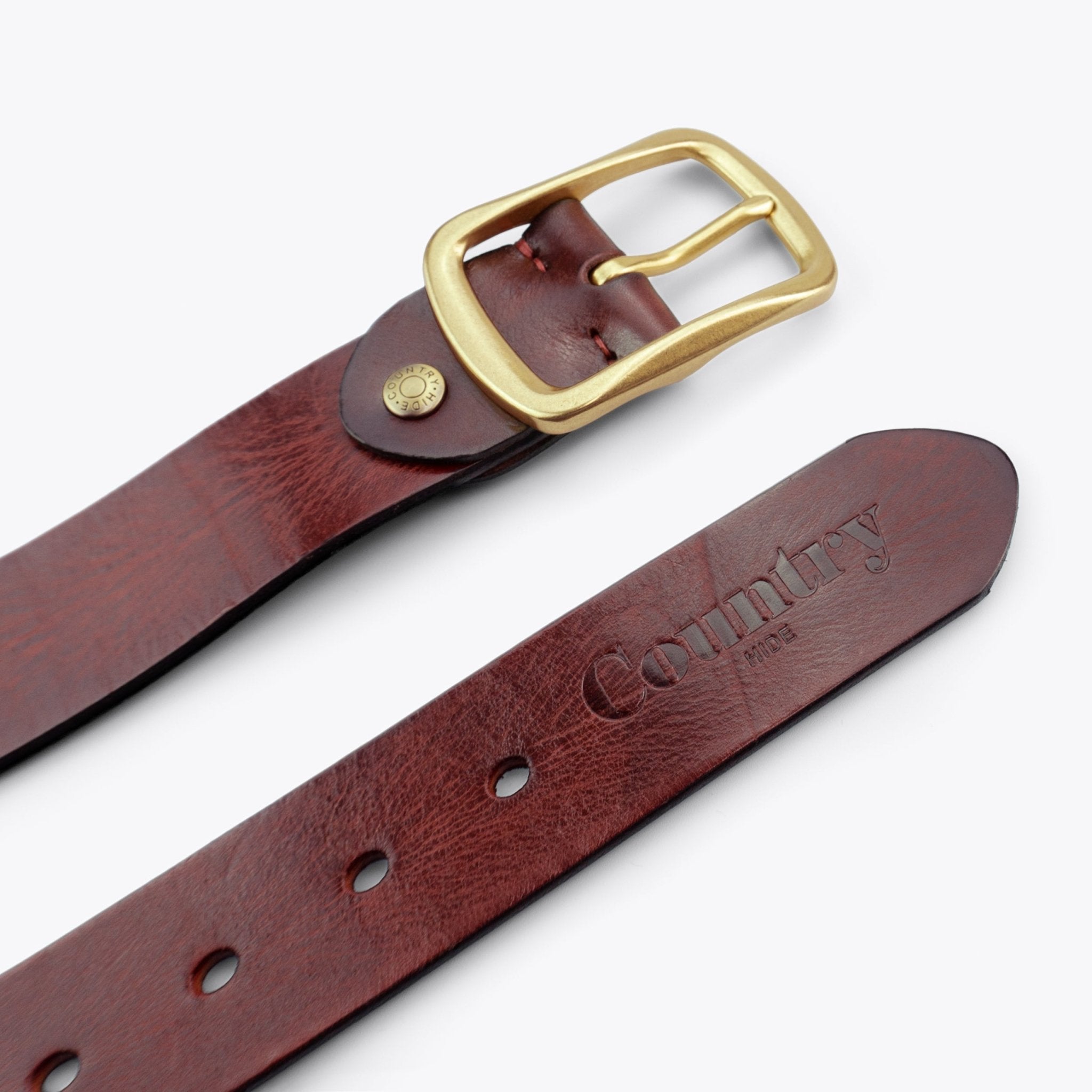 GAEUL Heritage Belt - Maroon - www.countryhide.com