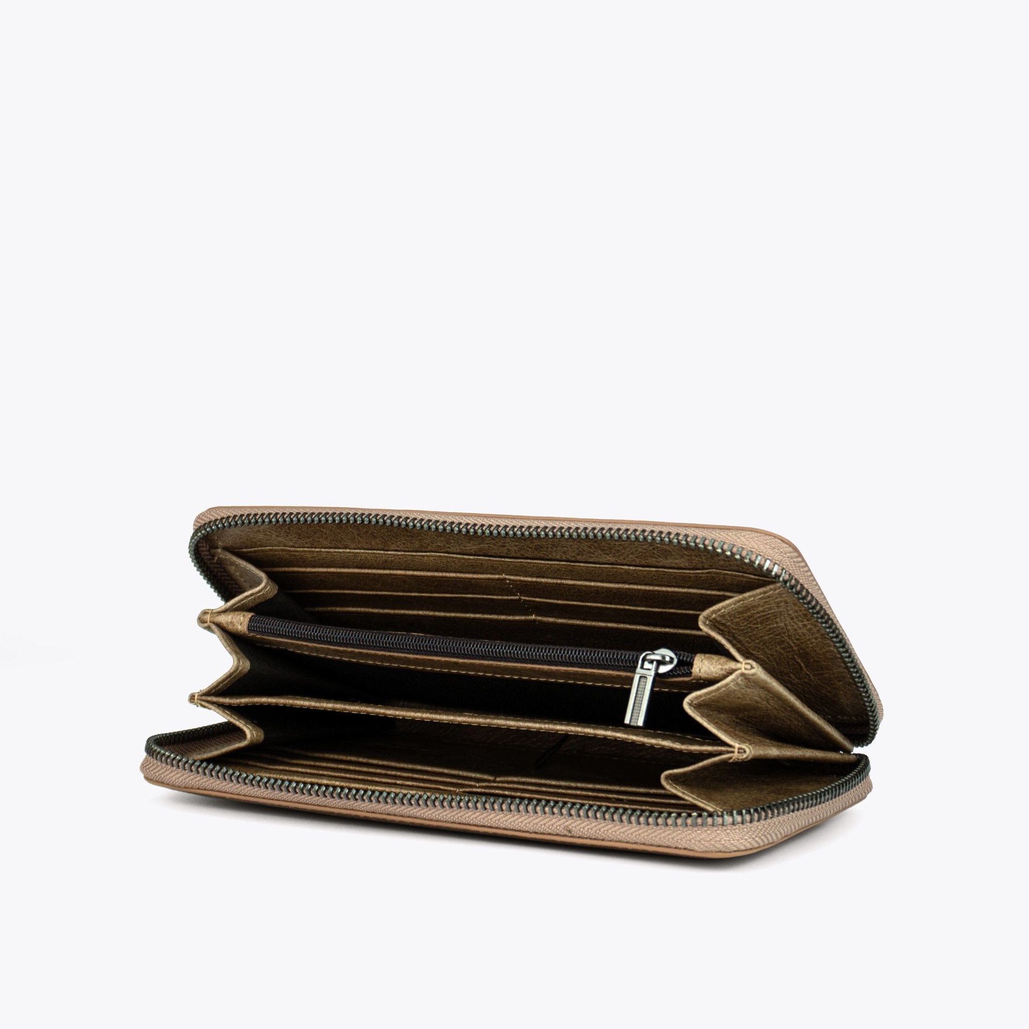 GAEUL Zip-Around Long Wallet - Biscotti - www.countryhide.com