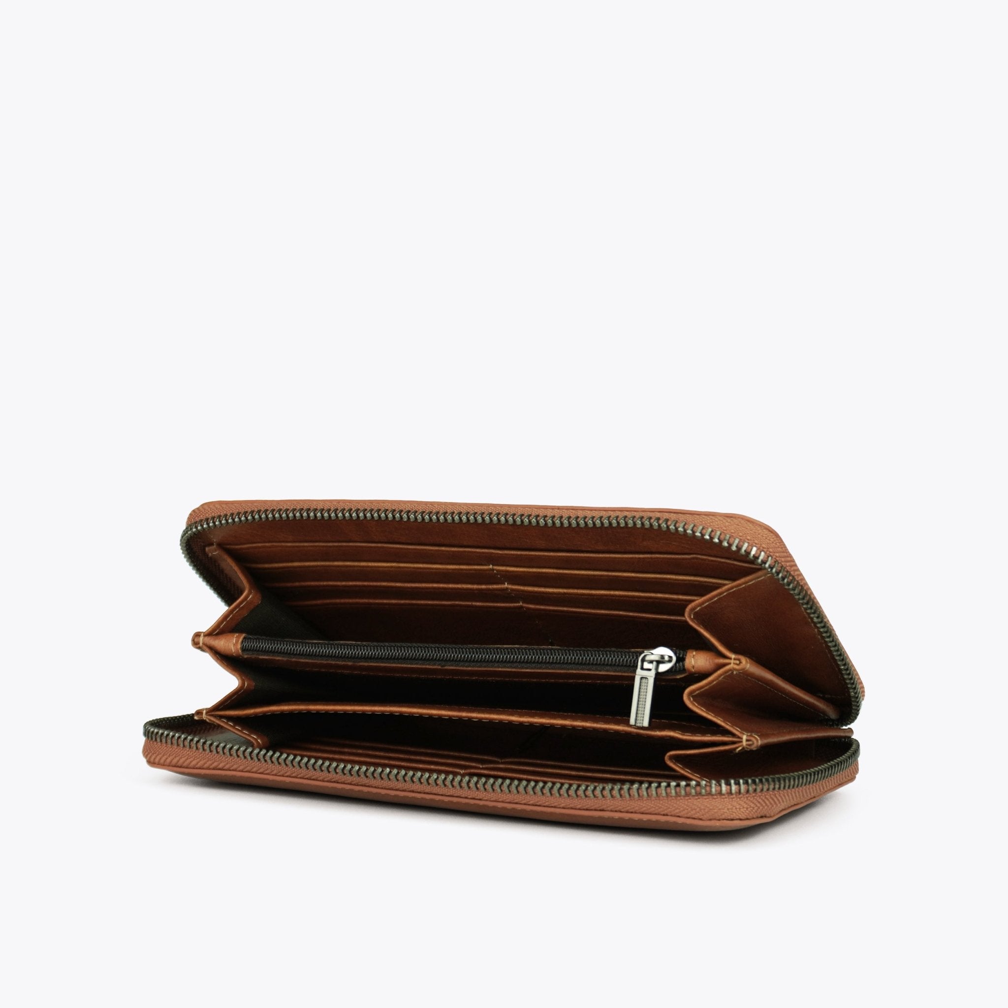 GAEUL Zip-Around Long Wallet - Ginger Orange - www.countryhide.com