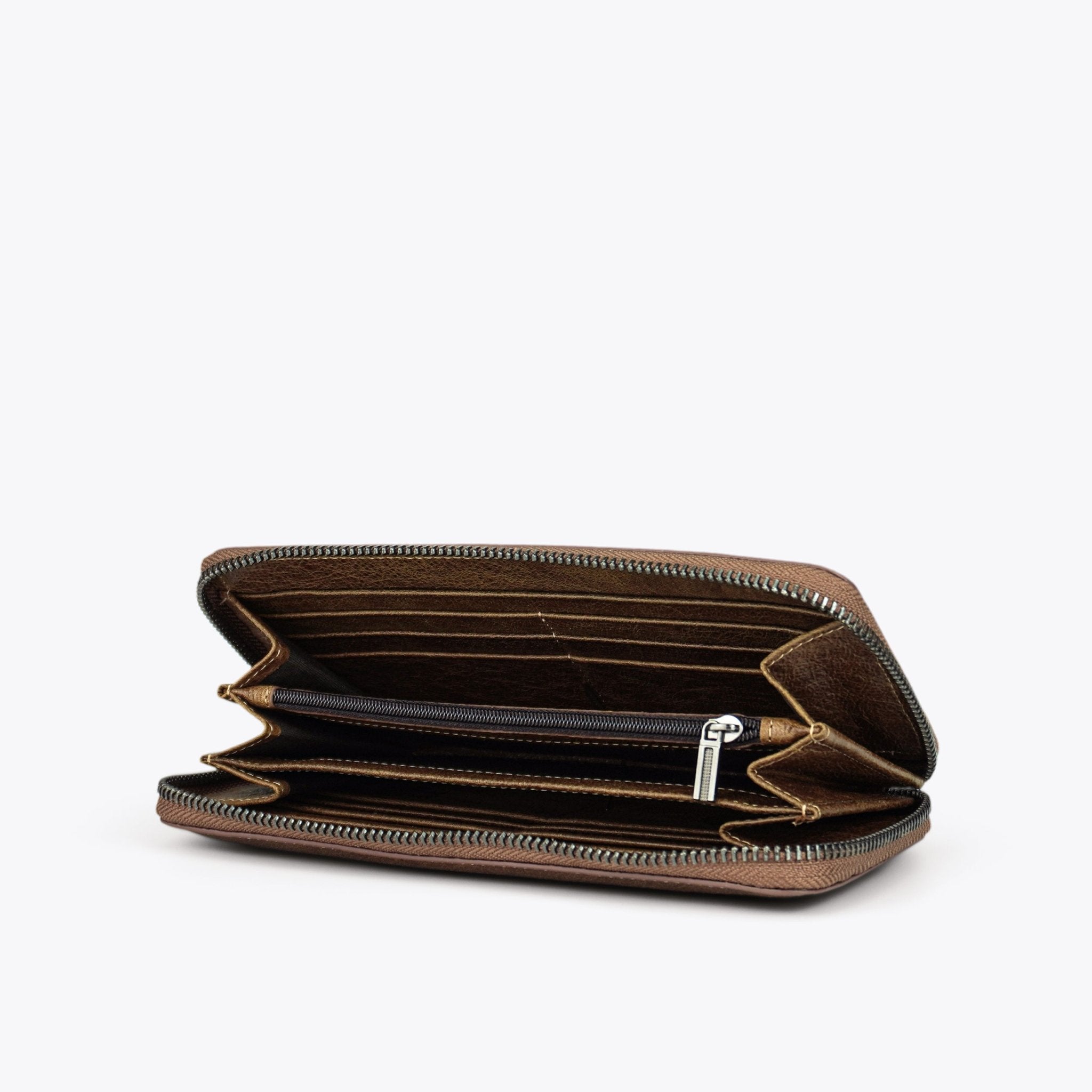 GAEUL Zip-Around Long Wallet - Peanut - www.countryhide.com