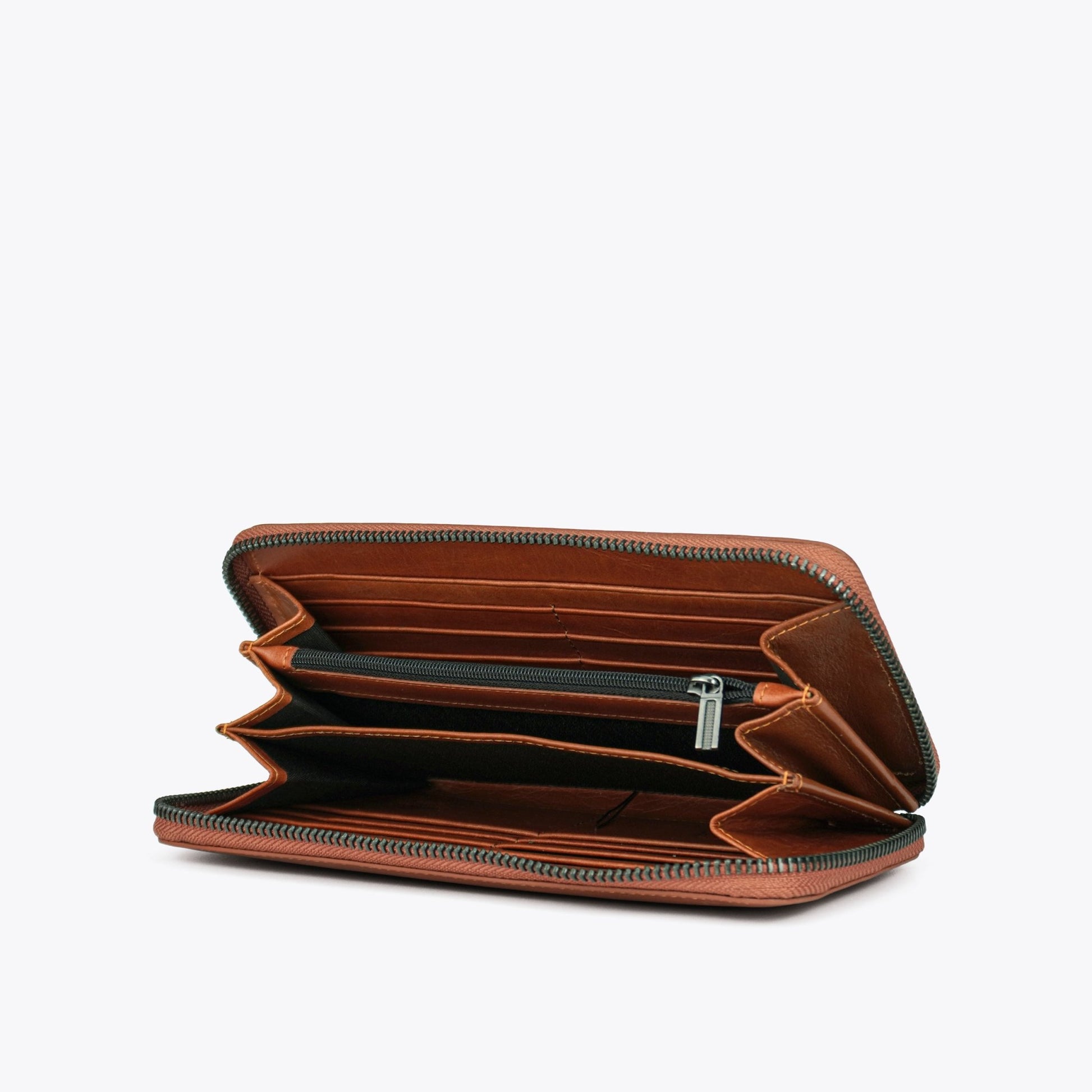 GAEUL Zip-Around Long Wallet - Yam - www.countryhide.com