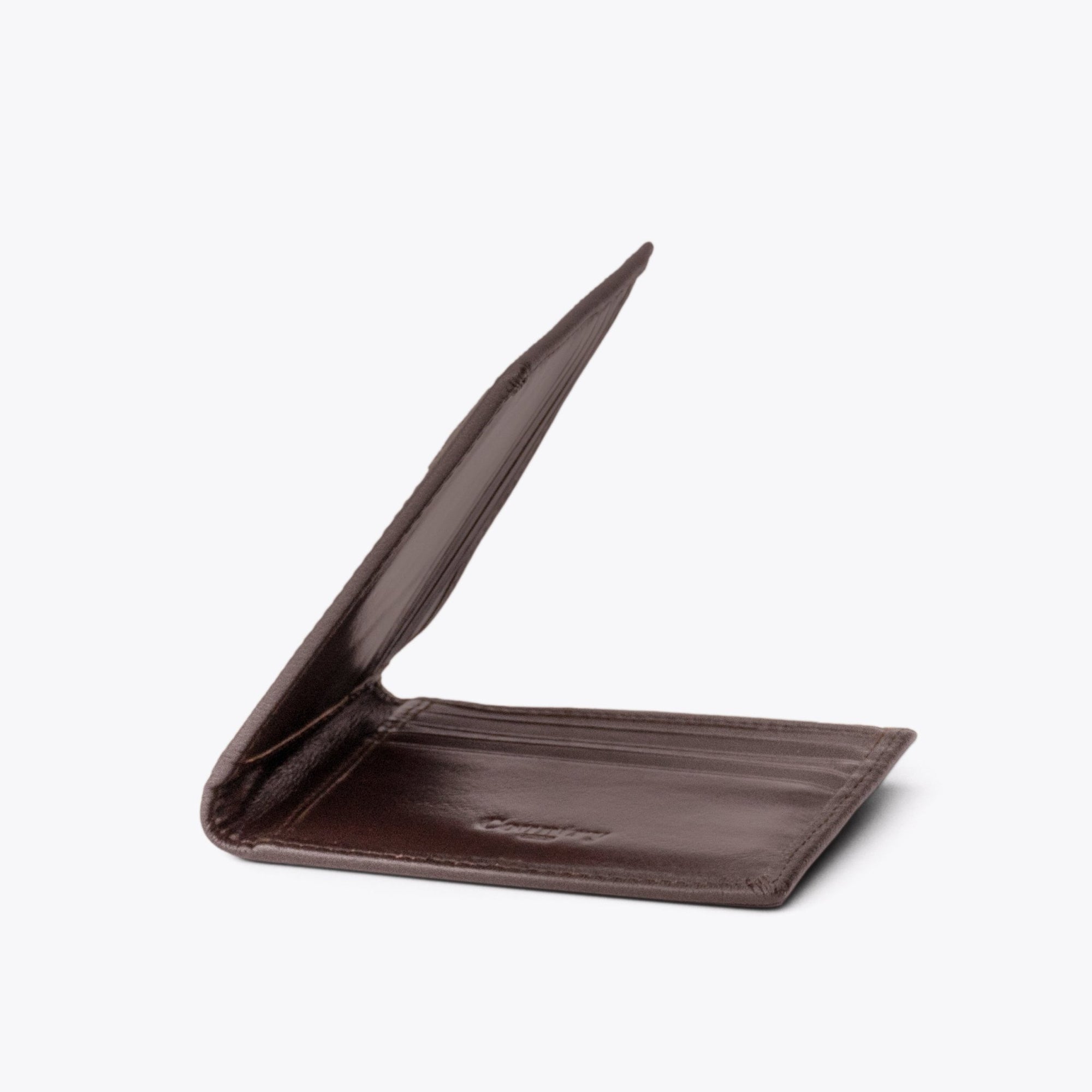 SEMPRE Slim Billfold Wallet - Coffee - www.countryhide.com