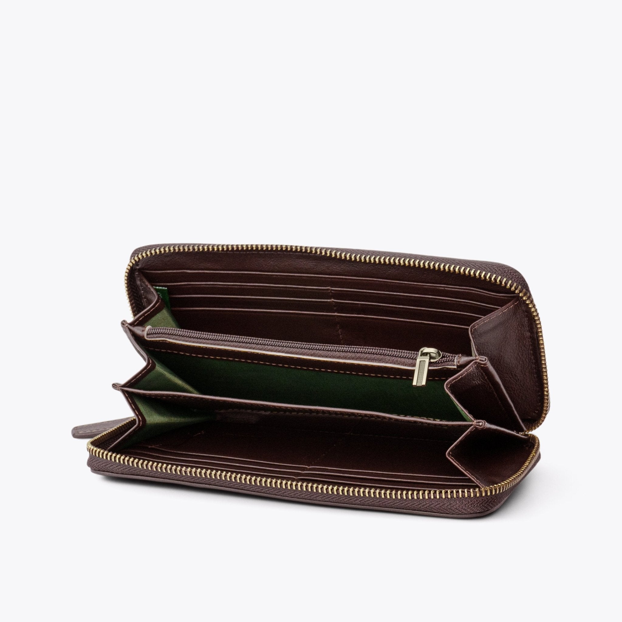 SEMPRE Zip-Around Long Wallet II - Coffee - www.countryhide.com