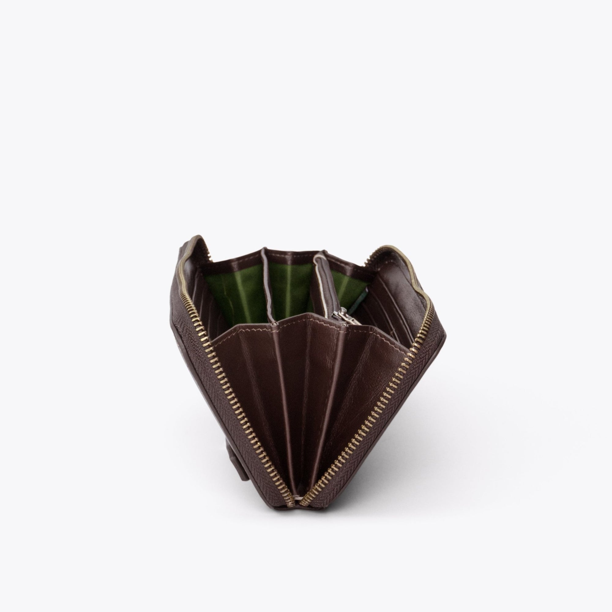 SEMPRE Zip-Around Long Wallet II - Coffee - www.countryhide.com