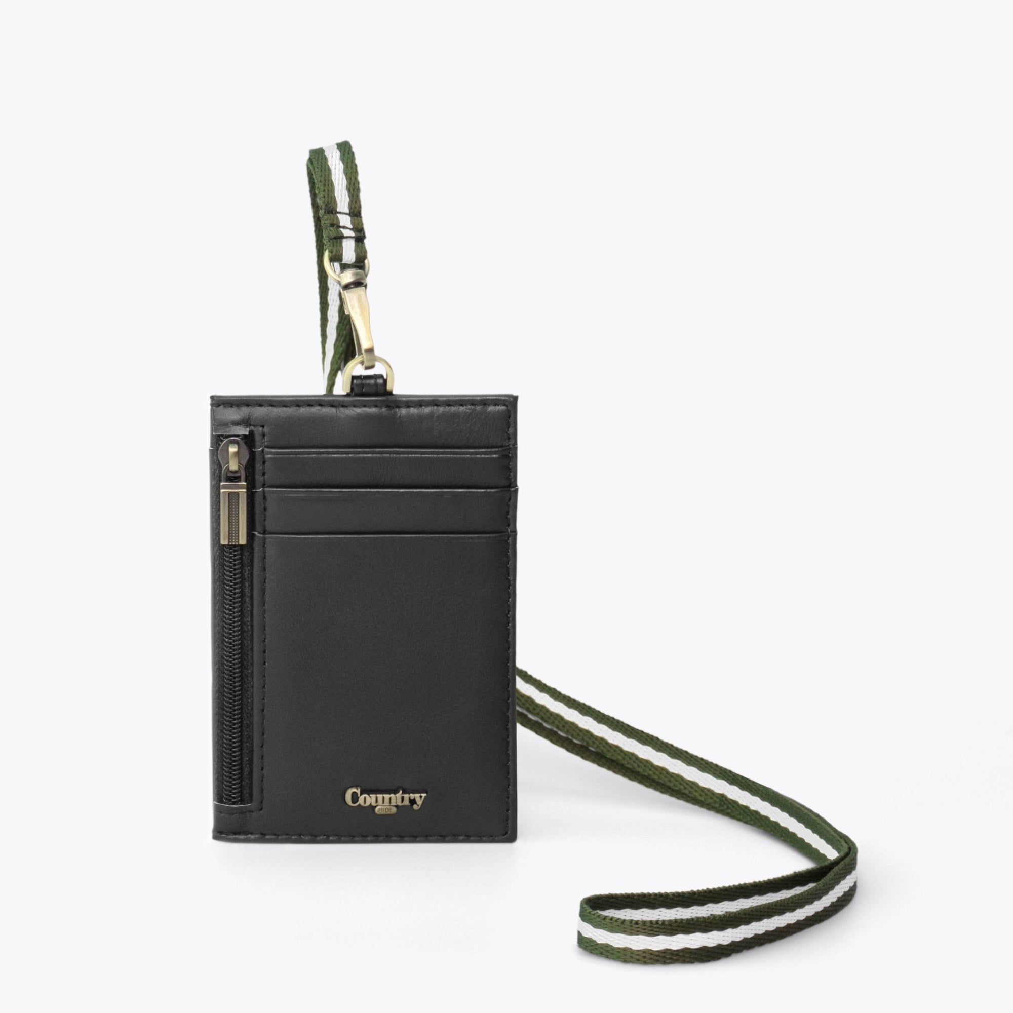 SEMPRE Zip Lanyard - Black - www.countryhide.com