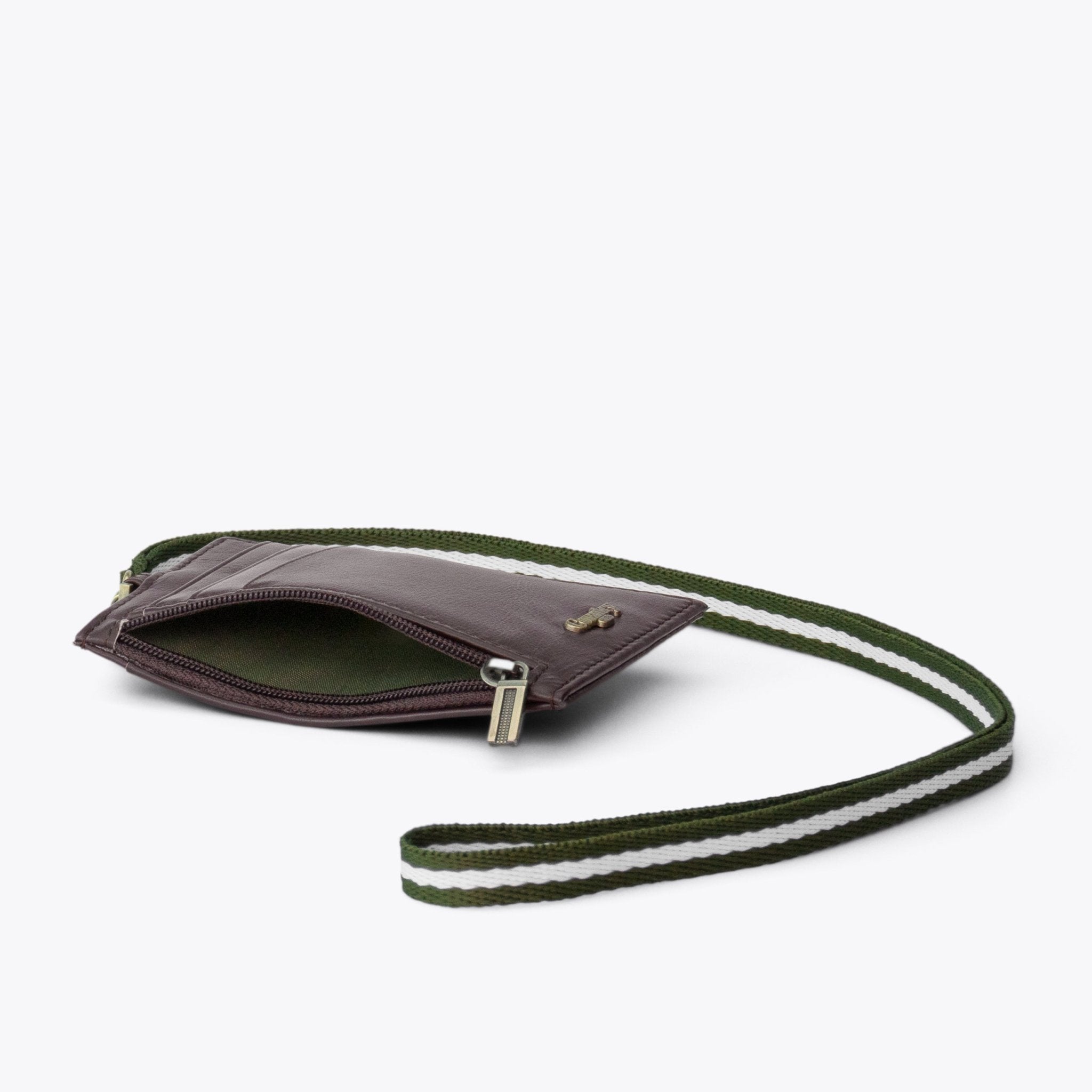 SEMPRE Zip Lanyard - Coffee - www.countryhide.com