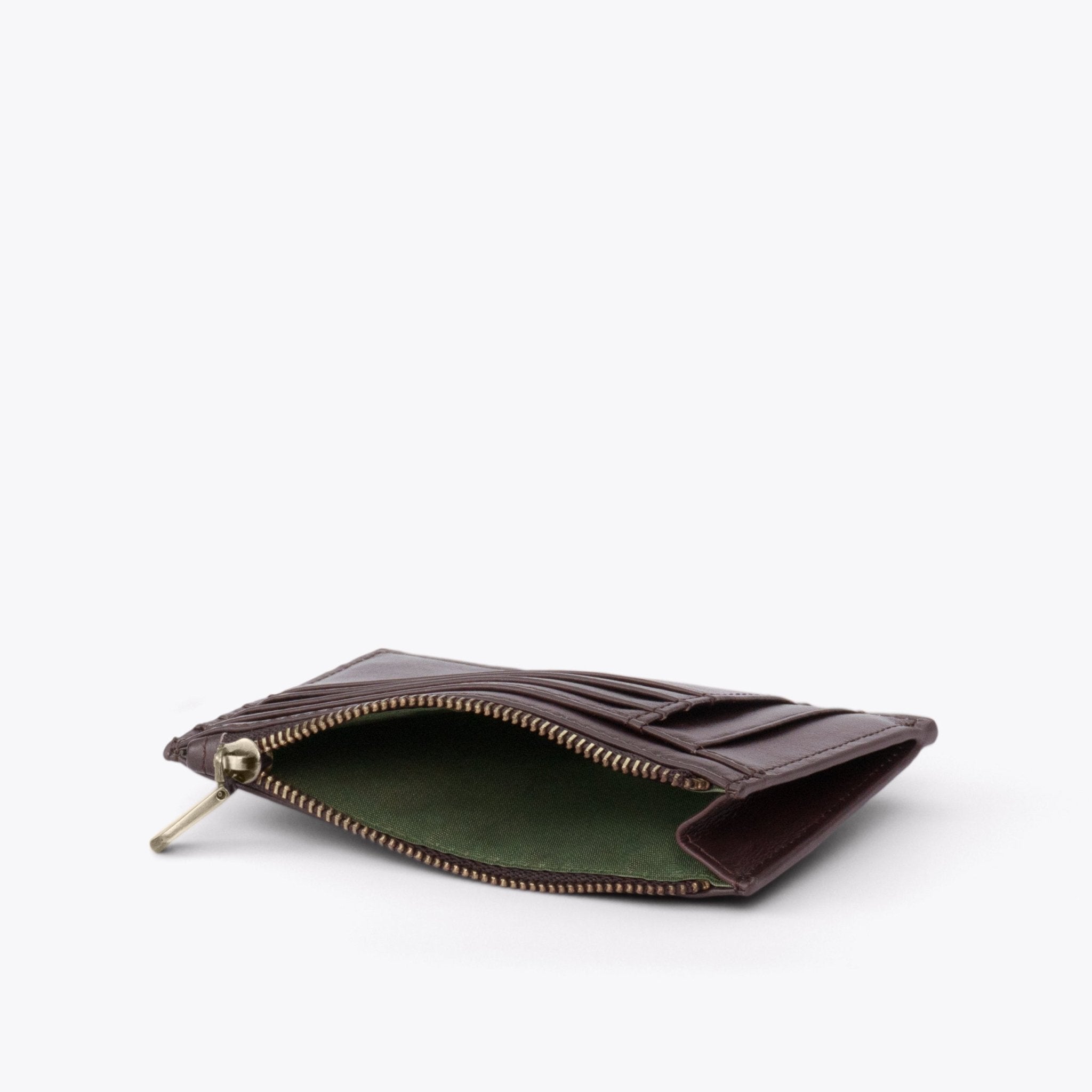SEMPRE Zipped Cardholder - Coffee - www.countryhide.com