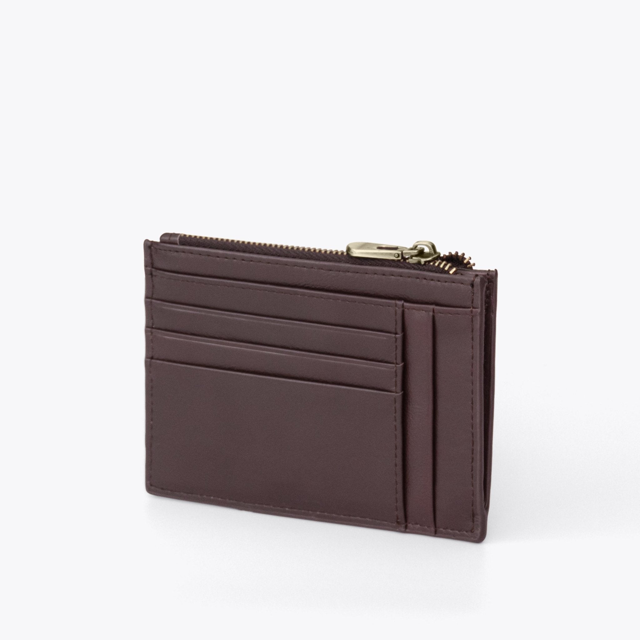 SEMPRE Zipped Cardholder - Coffee - www.countryhide.com